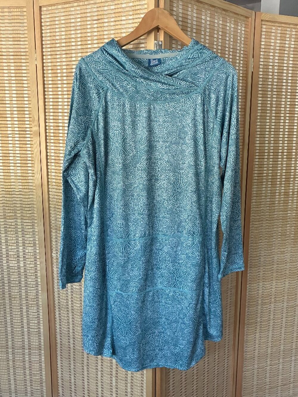 Ripskirt Turquoise Sun-cover Dress - XL